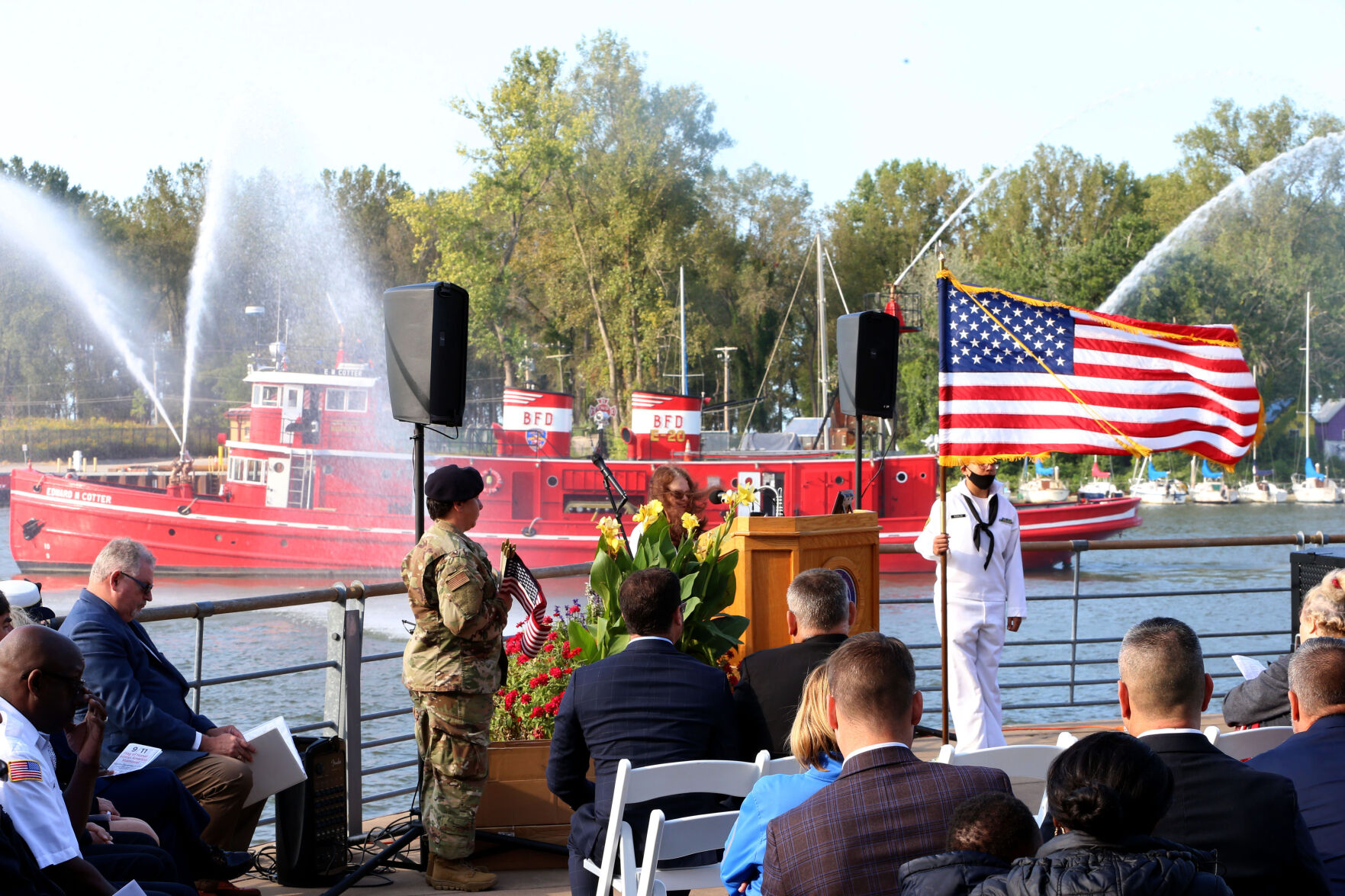 Reading of names of those who perished on Sept. 11 at memorial ceremony